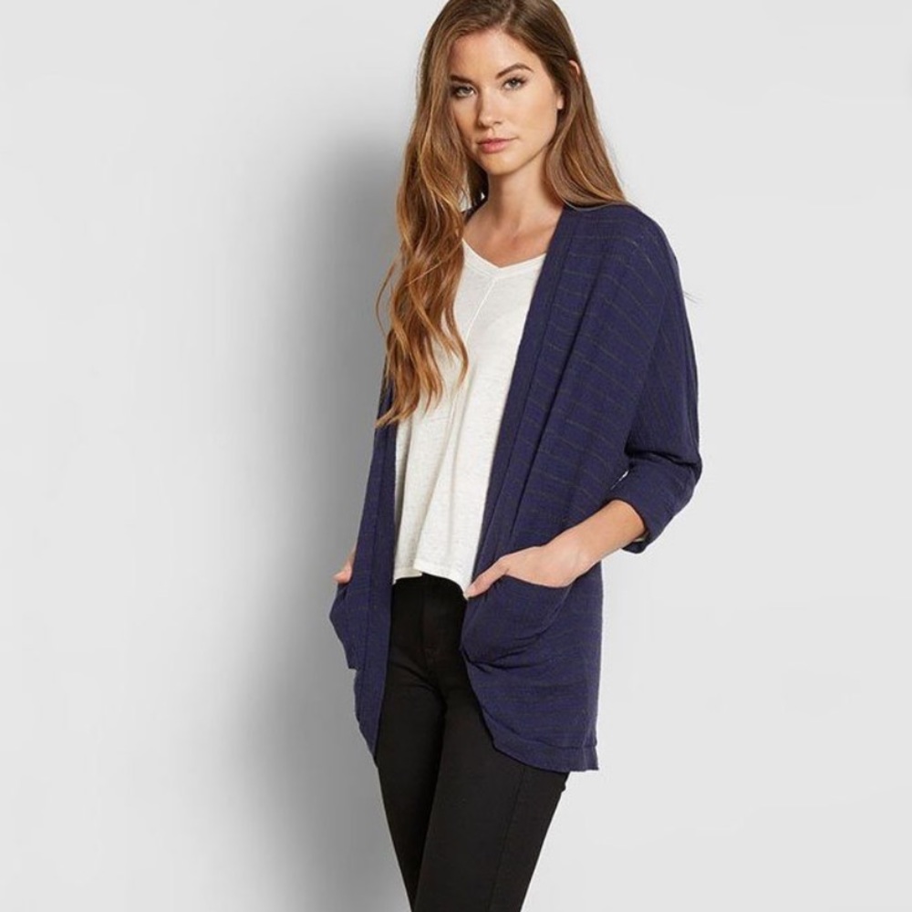 Threads 4 Thought Cardigan Malvina Midnight XS